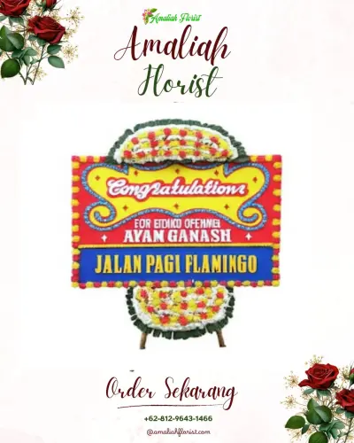 Bunga Papan Congratulation di Bantuas